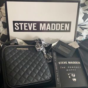 Steven madden crossbody , card case and scarf